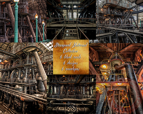 Steampunk Notecard Collection